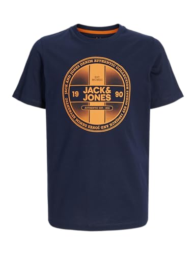 JACK & JONES JUNIOR Jjrio Tee Ss Crew Neck Jnr 12259530,Navy Blazer,164