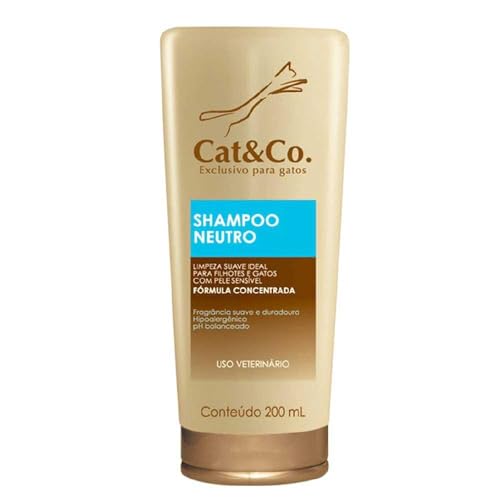 Shampoo Cat&Co Neutro Mundo Animal – 200mL