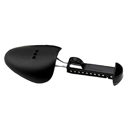 B&E Life Practical Plastic Adjustable Length Men Tree Shoe Stretcher Boot Holder (5 Pairs Black) #TOP4