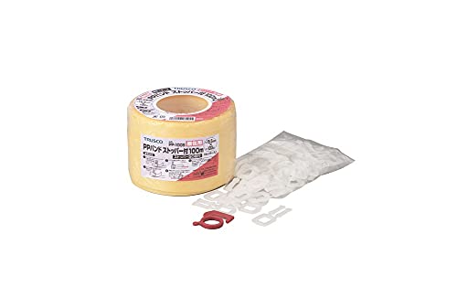 TRUSCO PP Band for Manual Binding(c/w Stoppers) PP-100S