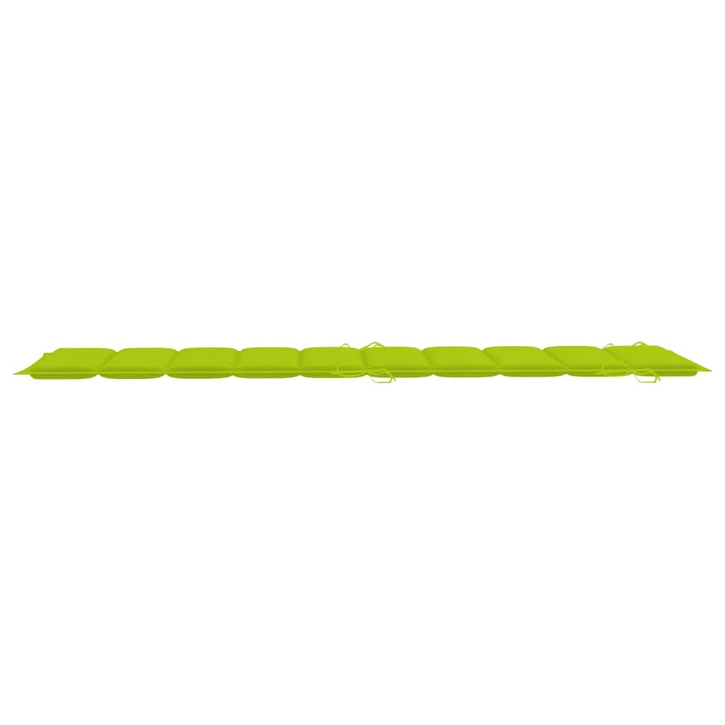 2 lettini prendisole in legno massello di acacia con cuscini, pieghevoli per terrazza e giardino, impermeabili, portata fino a 110 kg