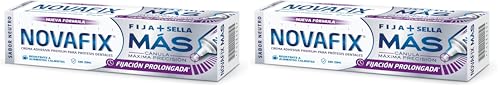 Urgo Novafix - MÁS - Crema adhesiva dentaduras postizas - 40 g (Paquete de 2)