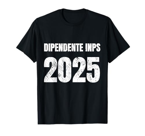 Pensione Uomo Donna Regalo Divertente Dipendente INPS 2025 Maglietta