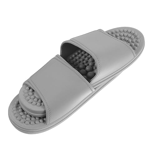 FRCOLOR Men's Foot Massager Spa Slippers Non-skid Improve Sleep Lightweight Reflexology Foot Massage Slipper