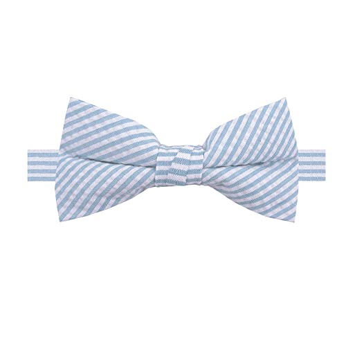 Jacob Alexander Men's Seersucker Striped Pattern...