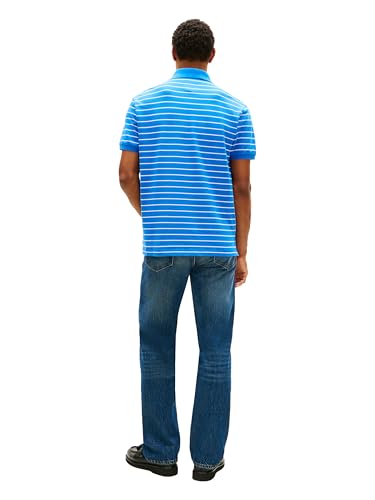 Image of Tommy Hilfiger Men's Short Sleeve Polo Shirts in Classic Fit with Stretch and Organic Pique Cotton