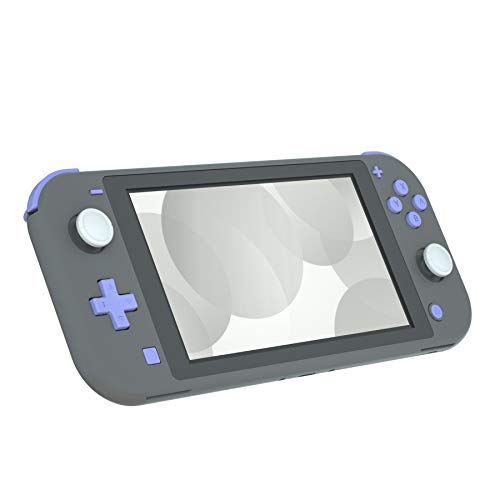 eXtremeRate Light Violet Replacement ABXY Home Capture Plus Minus Keys Dpad L R ZL ZR Trigger for Nintendo Switch Lite, Full Set Buttons Repair Kits with Tools for Nintendo Switch Lite