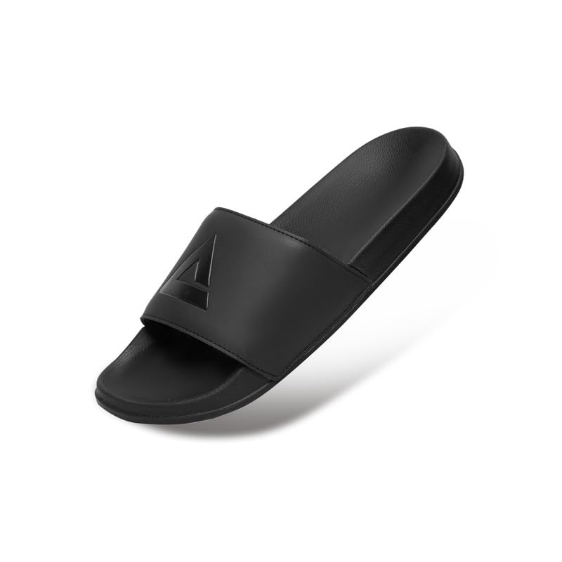 Image of ARVAN Mens Sliders | Lightweight, Anti-Slip & Cushioned Comfort Slides for Casual & Beach Use