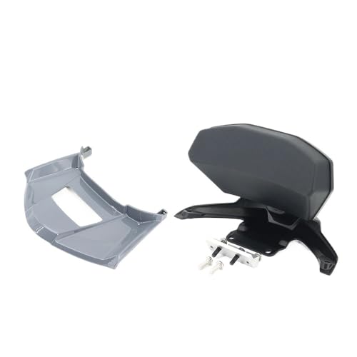 Siège passager arrière moto AK550 dossier noir idéal pour les longues balades en duo