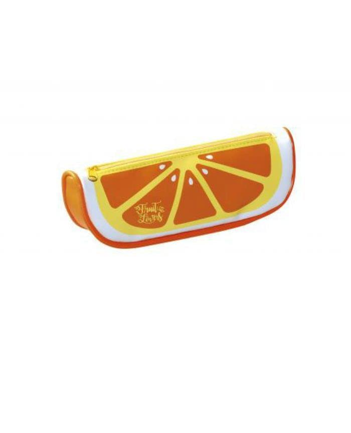 Estojo 1 Divisoria Fruit Lovers Laranja Canoa Foroni