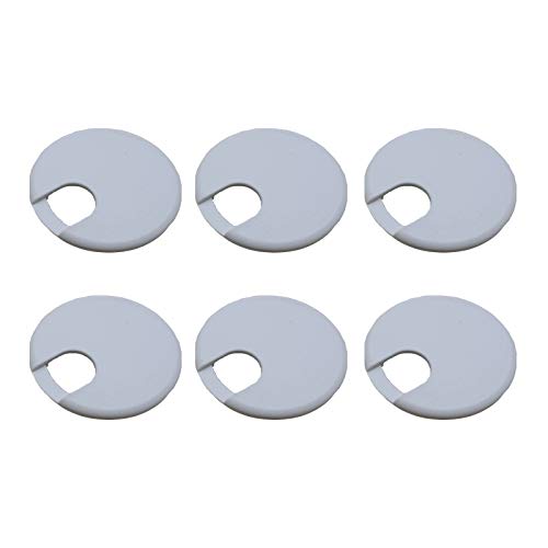 Buy Xntun 6 Pack 13/8 Inch Desk Grommet, Plastic Desk Cord Cable Hole