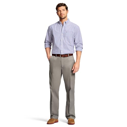 IZOD Men's Performance Stretch Classic Fit Flat Front Chino Pant2