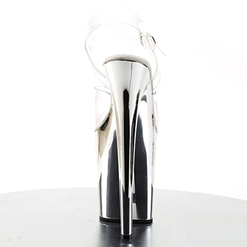 Roimaash Fancy Women 20CM Heel Clear Pole Dance Sandals4