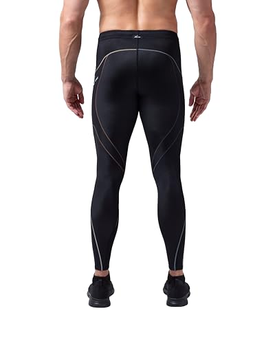 CW-X Men's Stabilyx Joint Support Compression Tights, Pants for Running and Recovery, 225809a3