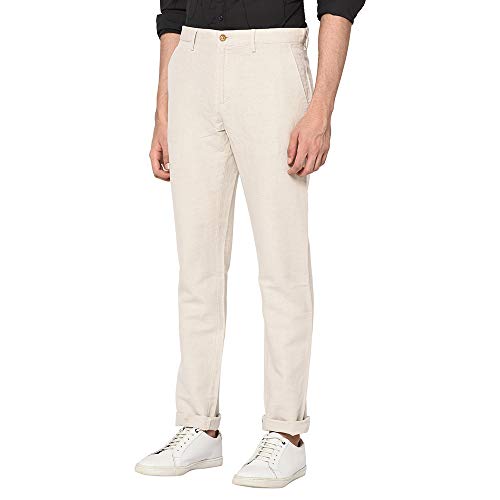 Image of blackberrys Mens 4 Pocket Solid Trousers