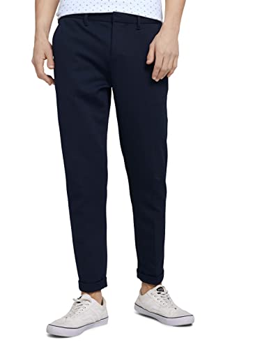 TOM TAILOR Denim Herren Jersey Chinohose im Slim Fit 1023992, 10668 - Sky...