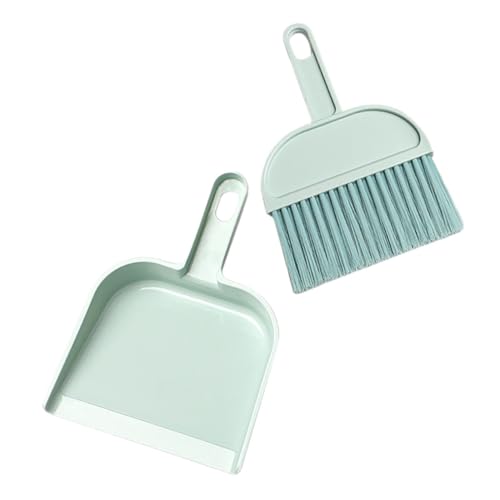 BCOATH Small Broom Dustpan Set Desk Broom and Dustpan Cartoon Cleaning Set Table Easy to Use