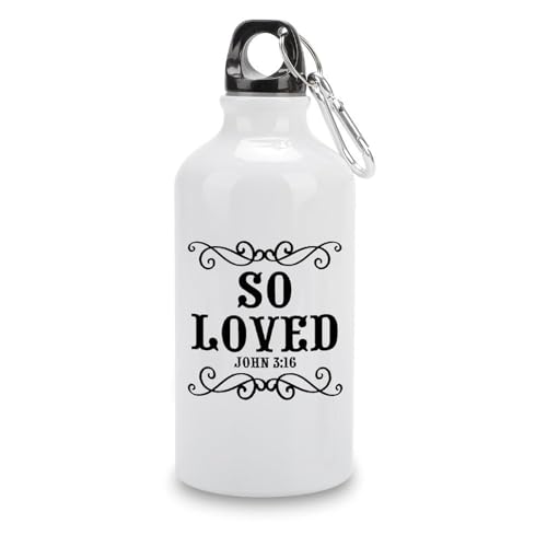Motivational 14oz Sports Water Bottle with Buckle
