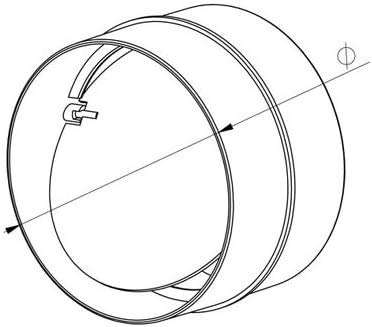 Conector En T Con Válvula Antirretorno Para Tubos De Ventilación PVC De 150 Mm - Flexible Y Resistente