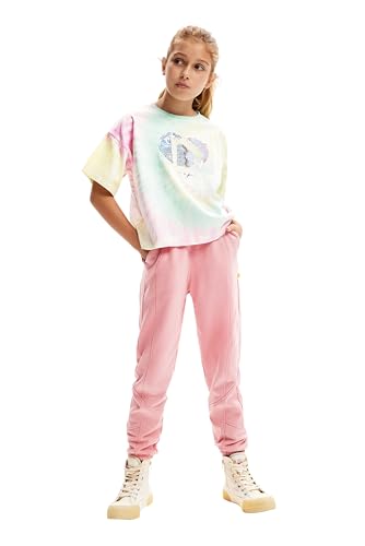 Image of Desigual Little Girl's Ribbed Daisy T-Shirt