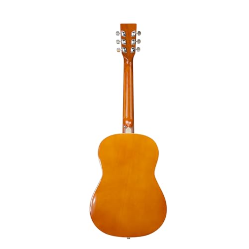 Image of Progressa Series Guitar: 36H Semi Acoustic Guitar - 36 Inches (Beige) | 6-String Natural Finish Wooden Guitar | Right Hand Semi Acoustic Guitar Kit for Beginners, Professional & Adults