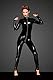 Noir Handmade, Langärmliges PVCCatsuit, Black, S (UK 8) FR:38 EU:36