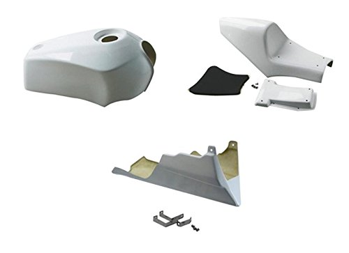 Amazon | DAMAGE 3点レーシングカウルセットtype1 Ape100 白 0166 0166