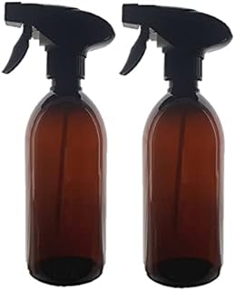 Avalon Empty Plastic Spray Bottles Refillable Container 500ml - 2 PCS - Durable Trigger Sprayer with Mist Stream Settings, for Essential Oils, Cleaning, Room Spritzers Aromatherapy
