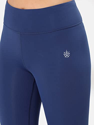 Image of CULT Women's Solid Polyester 4-Way Stretch, AbsoluteFit Training Tights, Moisture-Wicking, Leggings for Sports, Gym, Active Wear