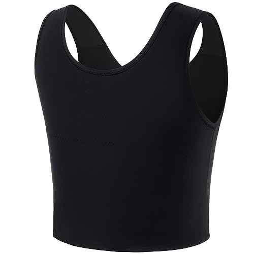 Trans Chest Binder Transgender FTM Cosplay Breathable Half Breast Binder Tank Top2