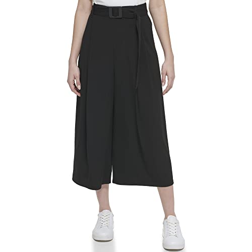 Calvin Klein CALJS Womens Sportswear Wide Leg,Black,M4