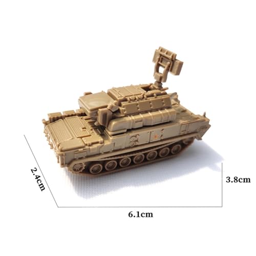 Image of 4x1 /144 Scale DIY Assemble Assembled Tank Model for Adults Collection Children
