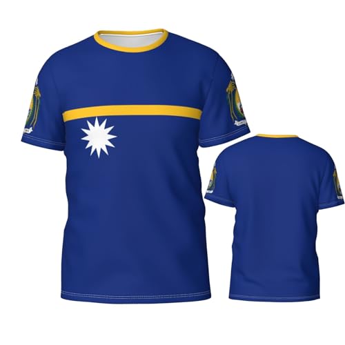 T-shirt Nauru homme manches courtes pour vos randonnées en plein air et sessions de gym