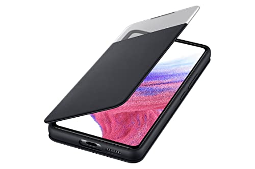 Coque Samsung A53 5G Smart S View noir élégante finition mate - 4
