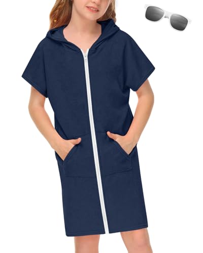 Image of BesserBay Boys Girls Swim Cover Up Terry Cloth Swimwear