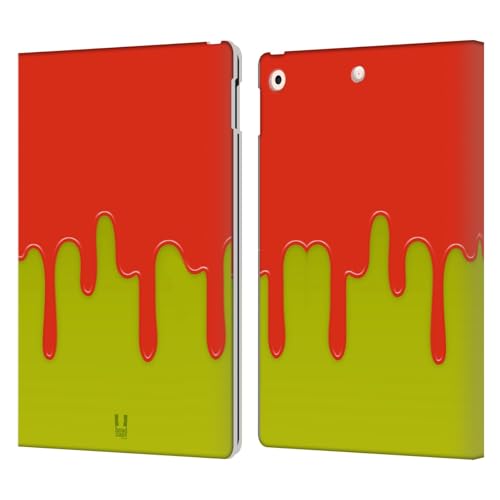 Étui portefeuille cuir iPad 10.2 protection antichoc Apple 2019 2020 2021 orange