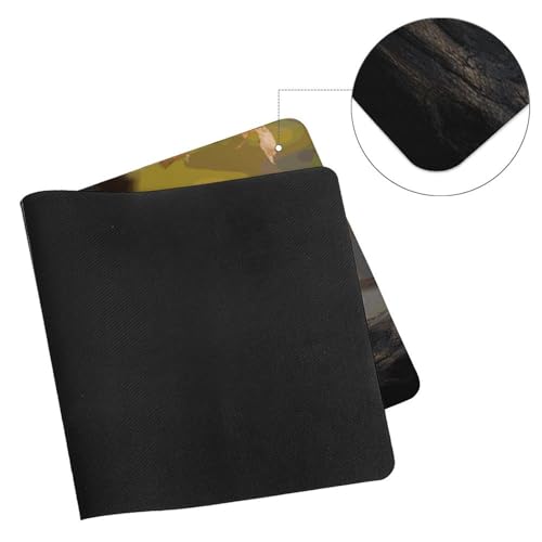 Alfombrilla para mouse grande antideslizante estilo leopardo africano miniatura 7