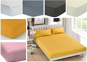 30cm Micro Fibre 90 GSM Super Soft Deep Fitted Bed Sheet (Blush Pink, Single)