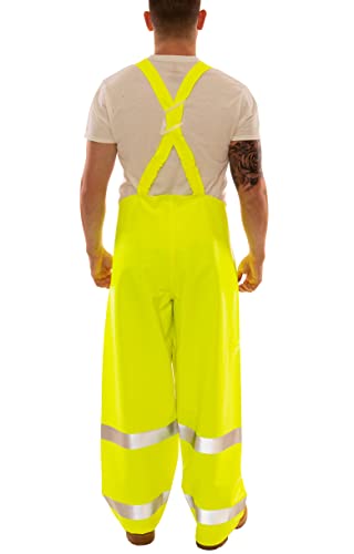 Image of Tingley Unisex Eclipse Quad-Hazard High Visibility, Liquidproof, Arc Flash and Flash Fire Protection Overalls, Fluorescent Yellow-green, Medium