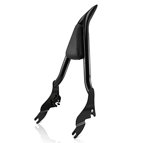 Eumti Sissy Bar For Harley Touring 28 Detachable Rear Passenger Backrest Quick Release Compatible With Road King Road Glide Street Glide Electra Glide Road King 2009-2026