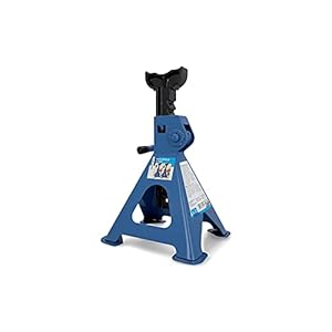 CARTREND Profi Unterstellbock, 2 Tonnen Tragkraft, für Arbeiten unter dem Fahrzeug, höhenverstellbar von 226 mm bis 420 mm