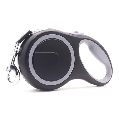 8 Meter Retractable Dog Leash, Heavy Duty for Dogs up to 50kg, Strong Nylon Tape, Tangle Free