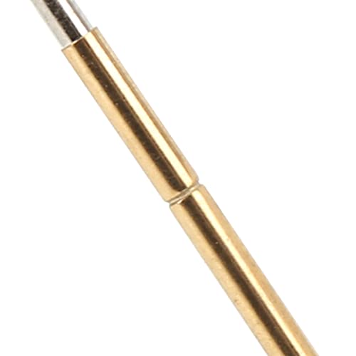 Image of 100 Pcs Pogo Pins P125‑D Spring Test Probes Big Round Head Type 2.0mm Diameter Test Tools PCB Testing Pin
