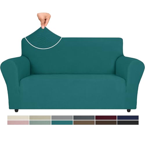 Ystyle Housse Canapé 2 Places avec Accoudoirs, Housse de Canape Extensible, Protection Canape...