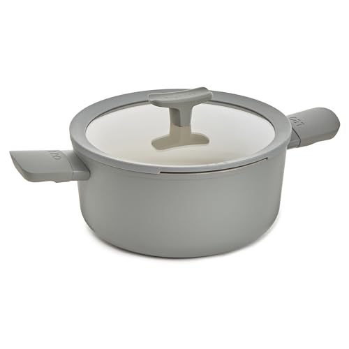 Berghoff - Marmite antiadhérente avec couvercle Balance Moonmist 24x11,50cm