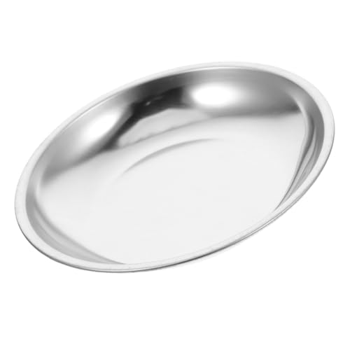 HOLIDYOYO Stainless Steel Tea Bag Tray Drip- Tea Bag Strainer Cup Holder Coasters for Home Office Round Tea Bag Storage Holder