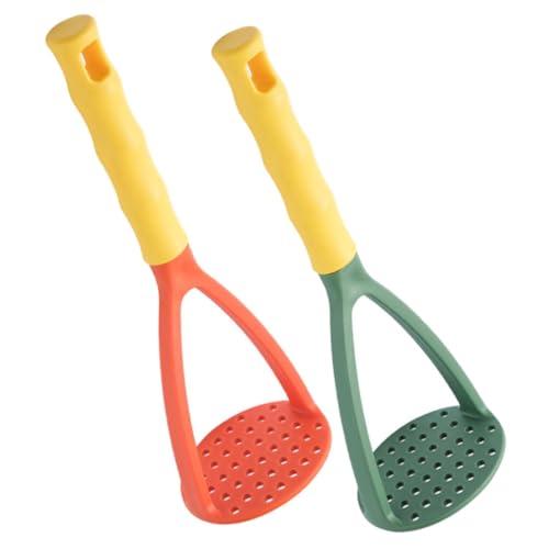 Mobestech 2Piezas Machacador De Patatas Manual y Herramienta De Cocina Reutilizable para Aplastar Patatas y Verduras Gadget para Comida