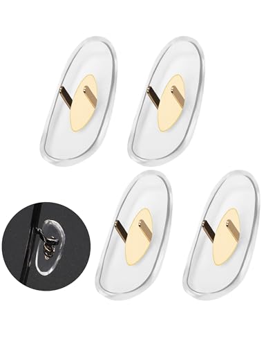 Image of Clear Soft Silicone Replacement Nose Pads for Ray-Ban Aviator RB3025 /RB3026 /RB3030 /RB3211 /RB3362 /RB3445 /RB4175