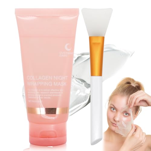 Collagen Night Wrapping Mask, Collagen Maske Gesicht Overnight, Kollagen Maske Overnight, Overnight Maske Gesicht, Peel Off Maske Gesicht, Collagen Mask, Collagen Maske Overnight, Bio Collagen Mask