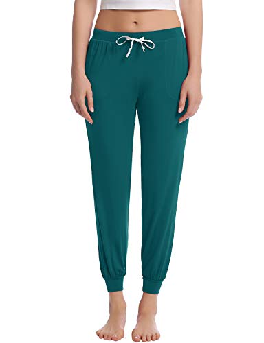 Ladies soft lounge pants bamboo rayon pajama bottoms jogger with …